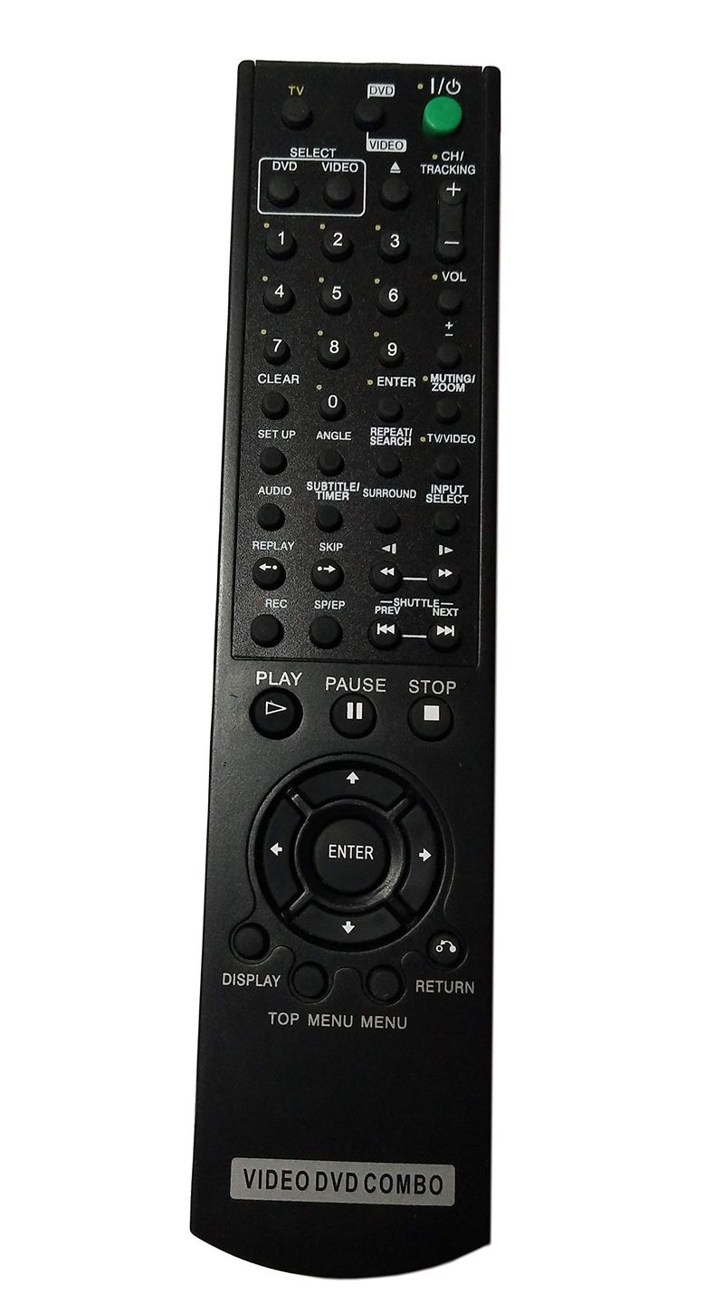 JustFine Replaced Remote Control Compatible for Sony SLV-D300P SLVD281P SLV-D370P SLVD360P SLV-D550P SLVD261P YSP-4000BL TV DVD VCR Combo Player - Image 1
